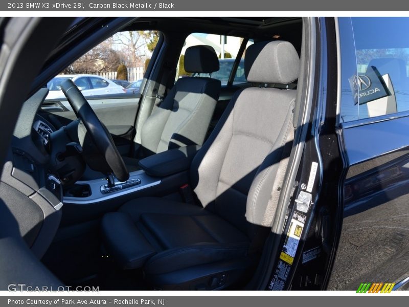 Carbon Black Metallic / Black 2013 BMW X3 xDrive 28i