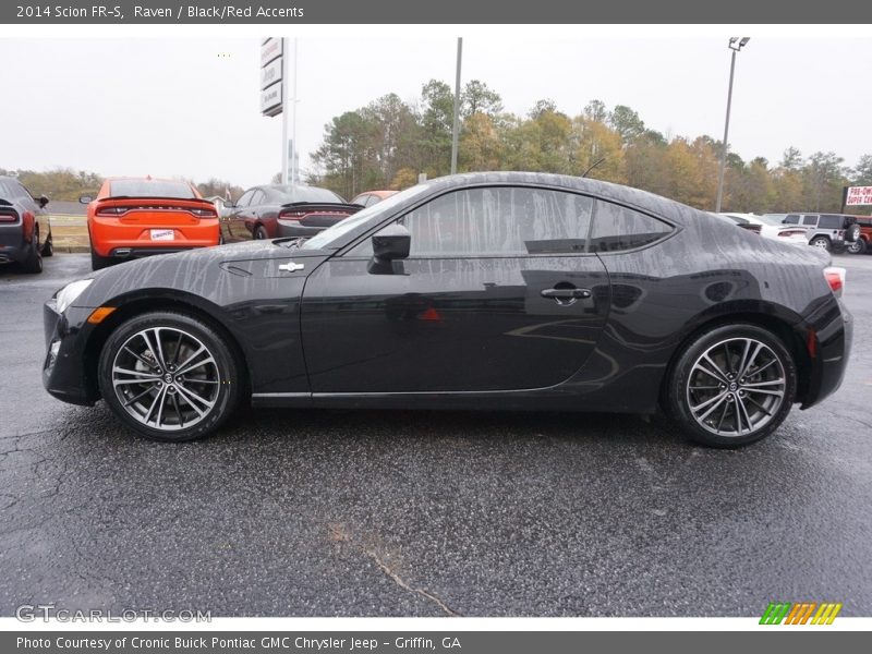 Raven / Black/Red Accents 2014 Scion FR-S