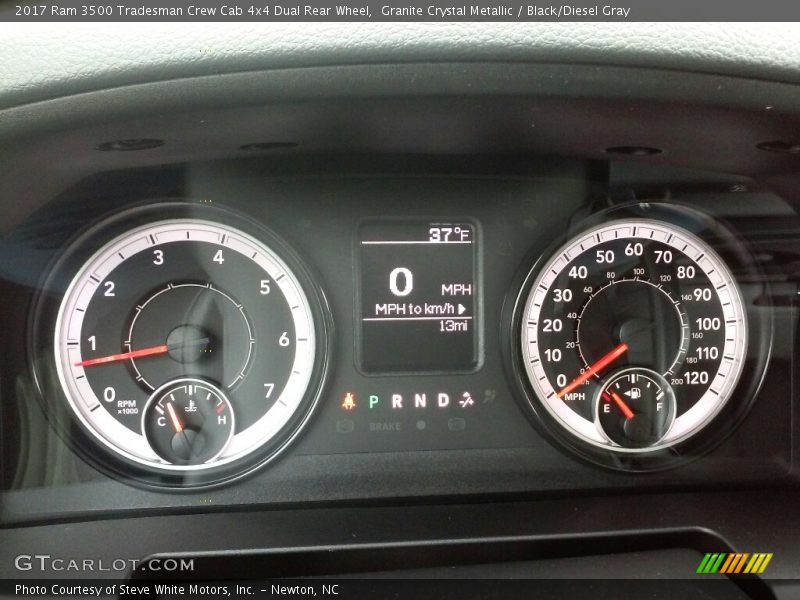  2017 3500 Tradesman Crew Cab 4x4 Dual Rear Wheel Tradesman Crew Cab 4x4 Dual Rear Wheel Gauges