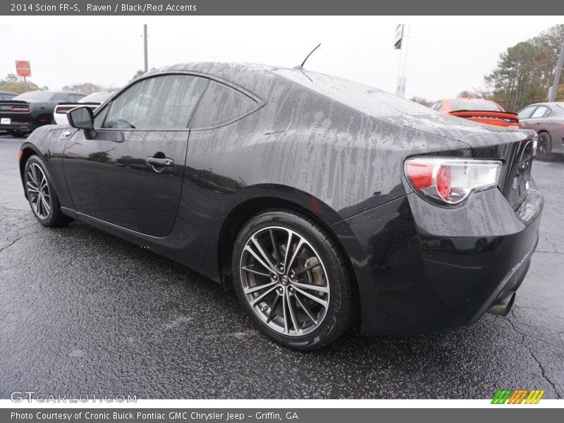 Raven / Black/Red Accents 2014 Scion FR-S