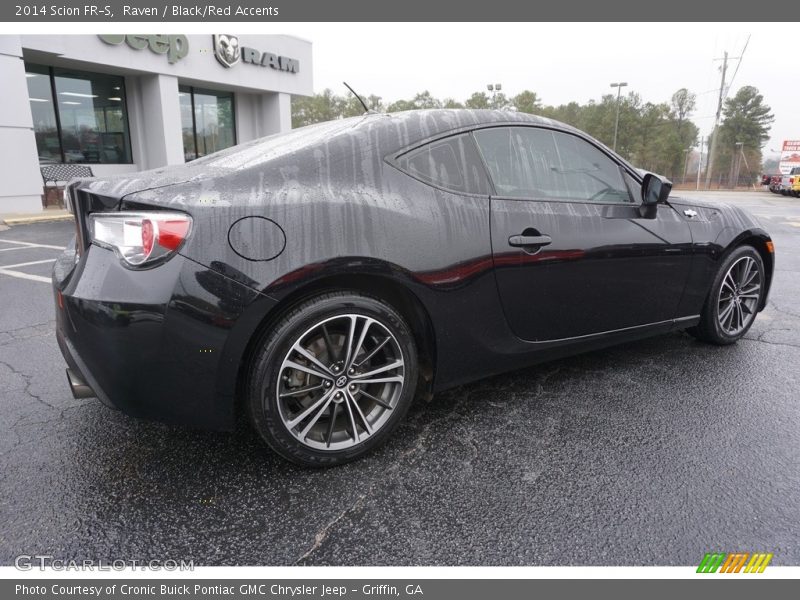 Raven / Black/Red Accents 2014 Scion FR-S