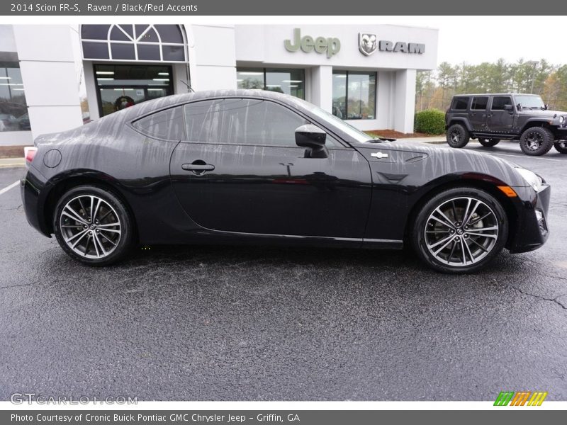 Raven / Black/Red Accents 2014 Scion FR-S