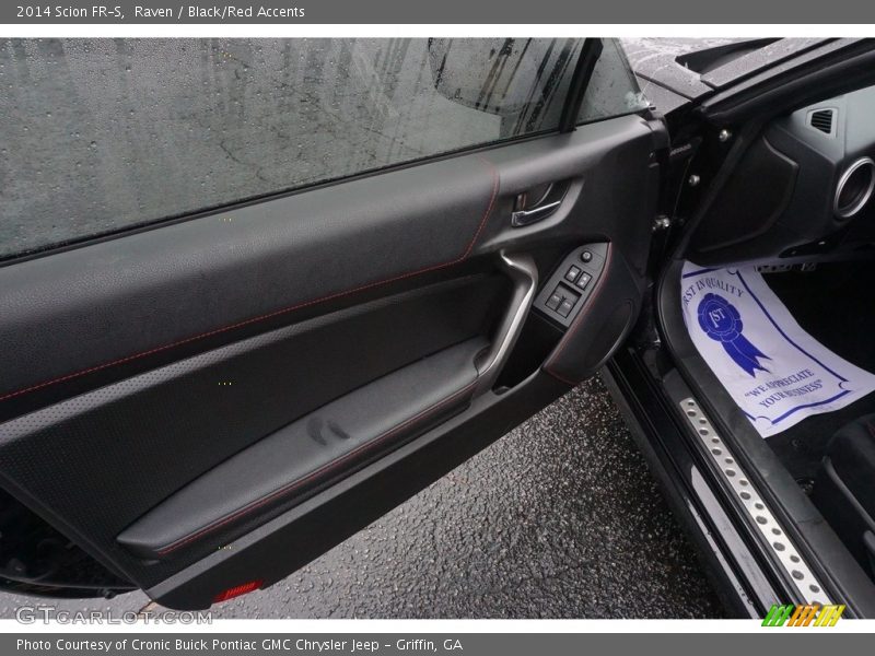 Raven / Black/Red Accents 2014 Scion FR-S