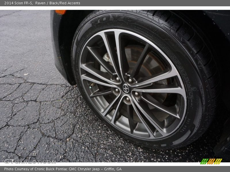 Raven / Black/Red Accents 2014 Scion FR-S