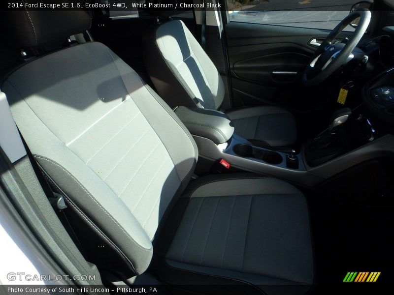 White Platinum / Charcoal Black 2014 Ford Escape SE 1.6L EcoBoost 4WD