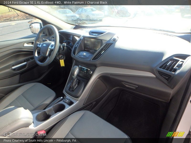 White Platinum / Charcoal Black 2014 Ford Escape SE 1.6L EcoBoost 4WD