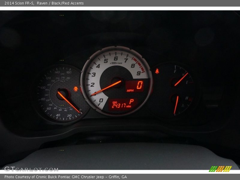 Raven / Black/Red Accents 2014 Scion FR-S