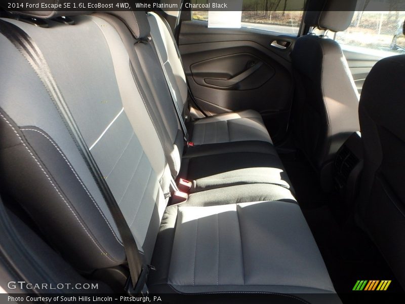 White Platinum / Charcoal Black 2014 Ford Escape SE 1.6L EcoBoost 4WD