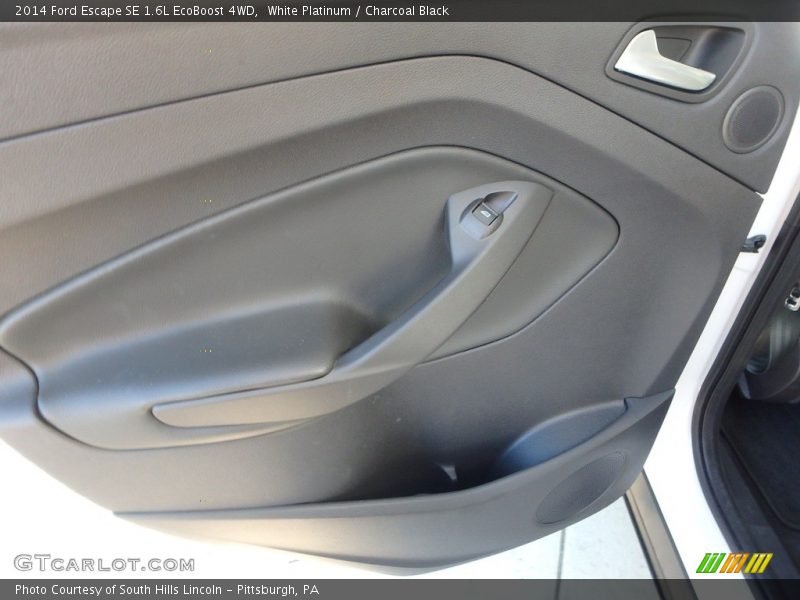 White Platinum / Charcoal Black 2014 Ford Escape SE 1.6L EcoBoost 4WD