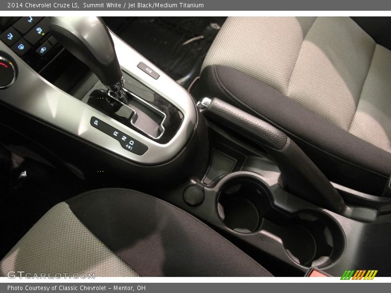 Summit White / Jet Black/Medium Titanium 2014 Chevrolet Cruze LS