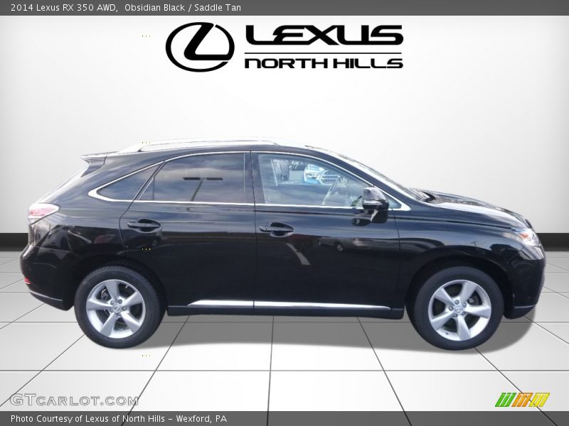 Obsidian Black / Saddle Tan 2014 Lexus RX 350 AWD