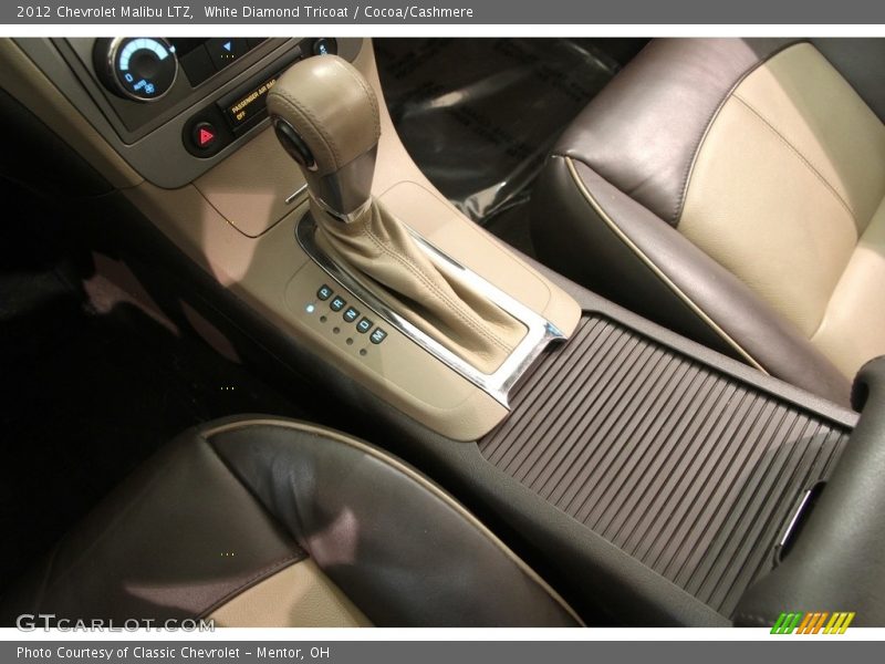 White Diamond Tricoat / Cocoa/Cashmere 2012 Chevrolet Malibu LTZ