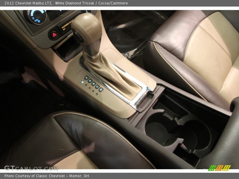 White Diamond Tricoat / Cocoa/Cashmere 2012 Chevrolet Malibu LTZ