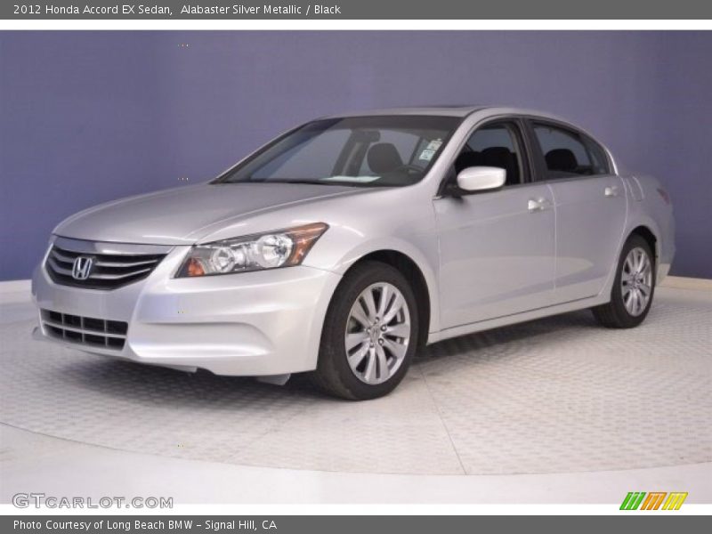 Alabaster Silver Metallic / Black 2012 Honda Accord EX Sedan