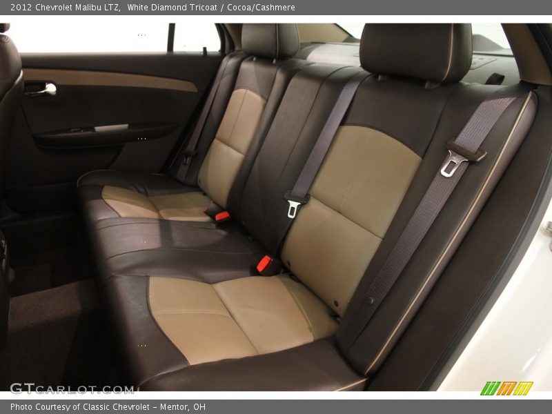 White Diamond Tricoat / Cocoa/Cashmere 2012 Chevrolet Malibu LTZ