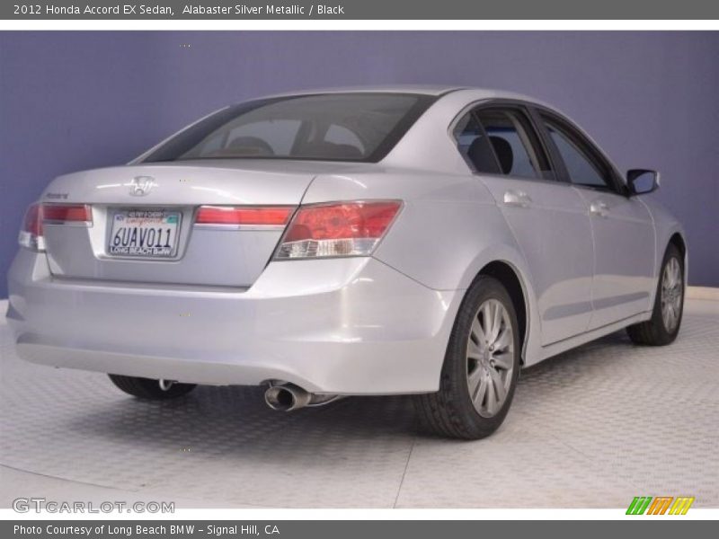 Alabaster Silver Metallic / Black 2012 Honda Accord EX Sedan