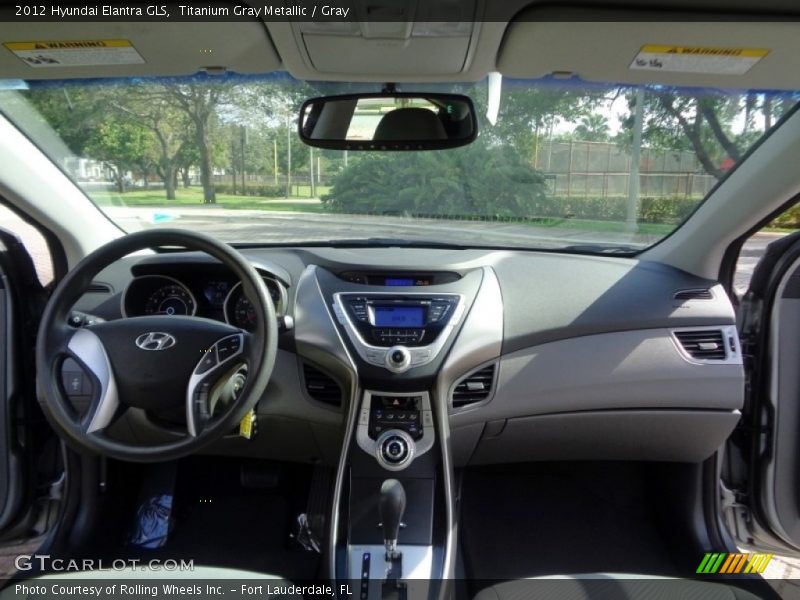 Titanium Gray Metallic / Gray 2012 Hyundai Elantra GLS