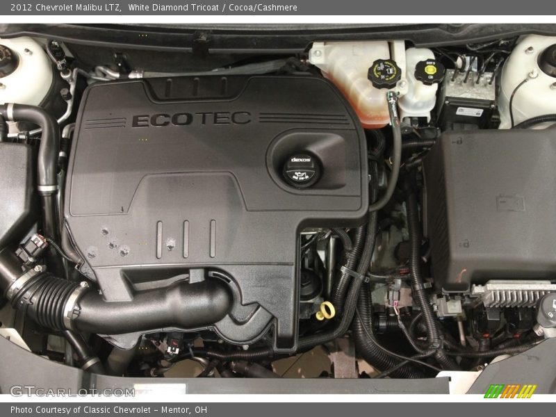 White Diamond Tricoat / Cocoa/Cashmere 2012 Chevrolet Malibu LTZ