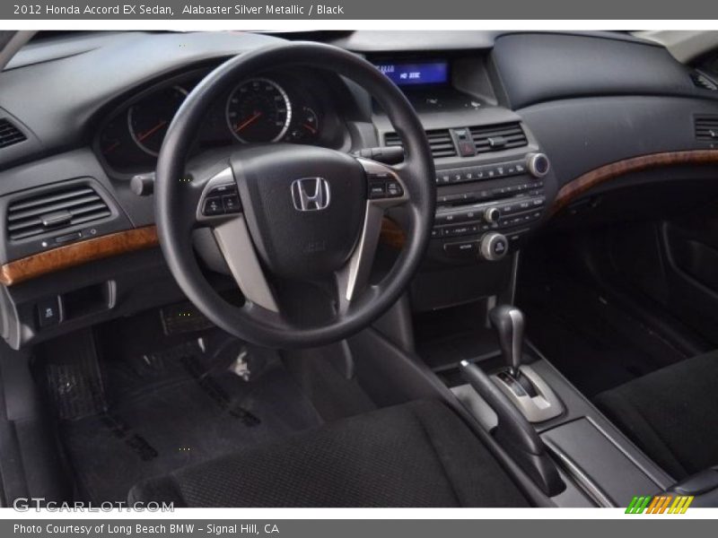 Alabaster Silver Metallic / Black 2012 Honda Accord EX Sedan