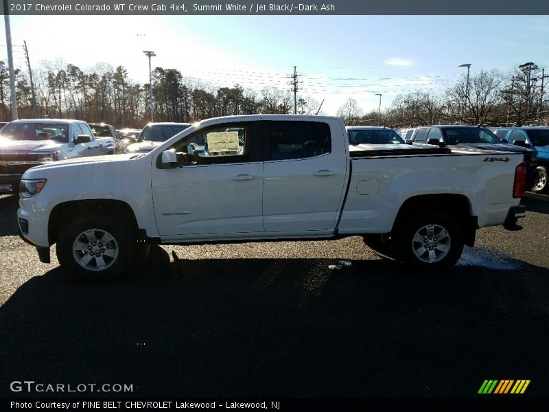 Summit White / Jet Black/­Dark Ash 2017 Chevrolet Colorado WT Crew Cab 4x4