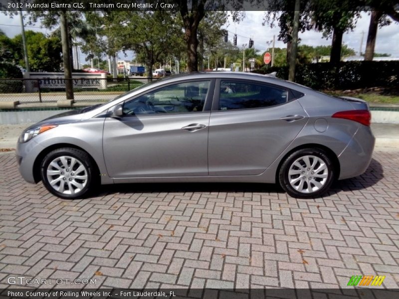 Titanium Gray Metallic / Gray 2012 Hyundai Elantra GLS