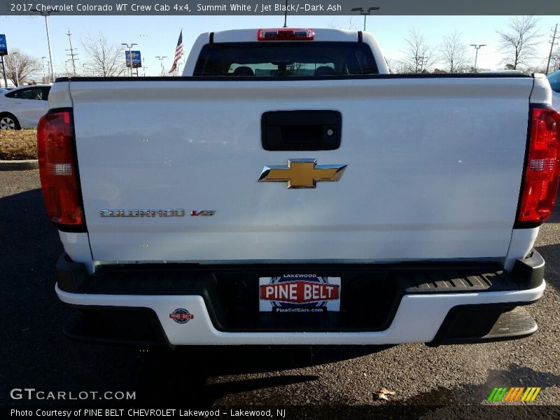 Summit White / Jet Black/­Dark Ash 2017 Chevrolet Colorado WT Crew Cab 4x4