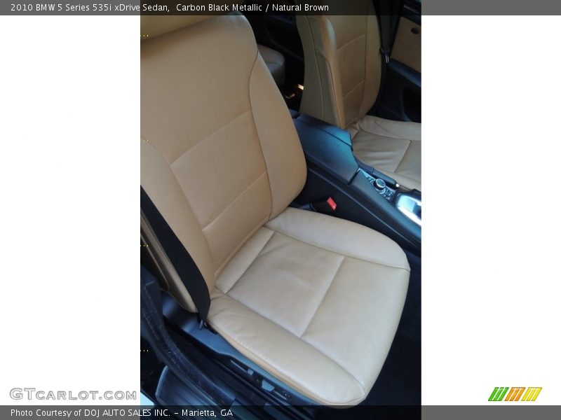 Carbon Black Metallic / Natural Brown 2010 BMW 5 Series 535i xDrive Sedan