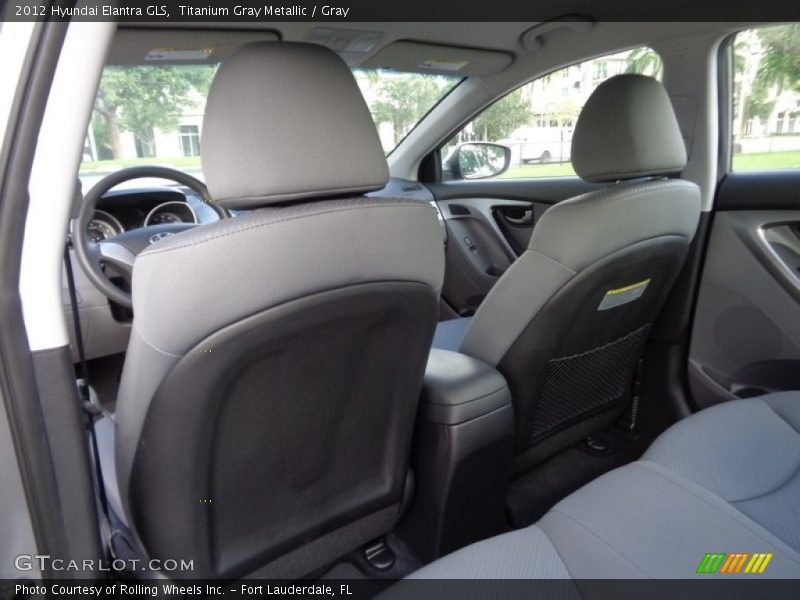 Titanium Gray Metallic / Gray 2012 Hyundai Elantra GLS