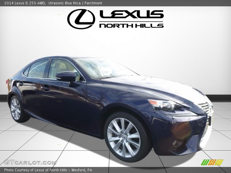 Utrasonic Blue Mica / Parchment 2014 Lexus IS 250 AWD