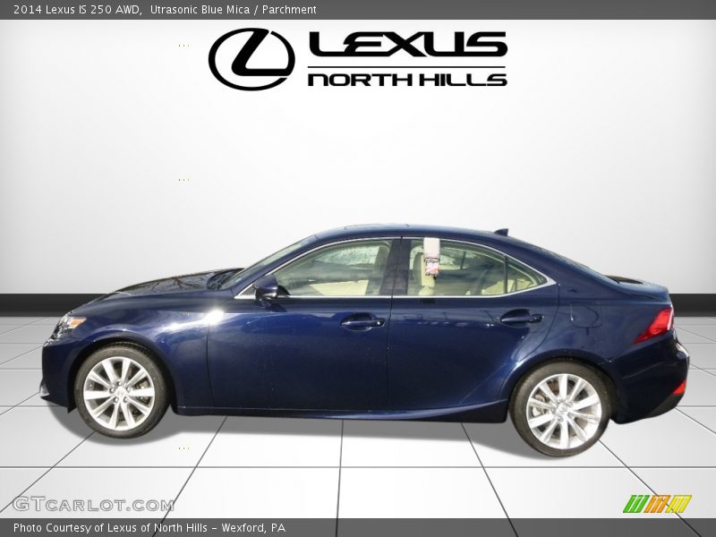 Utrasonic Blue Mica / Parchment 2014 Lexus IS 250 AWD
