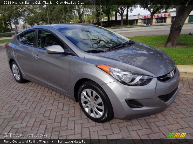 Titanium Gray Metallic / Gray 2012 Hyundai Elantra GLS
