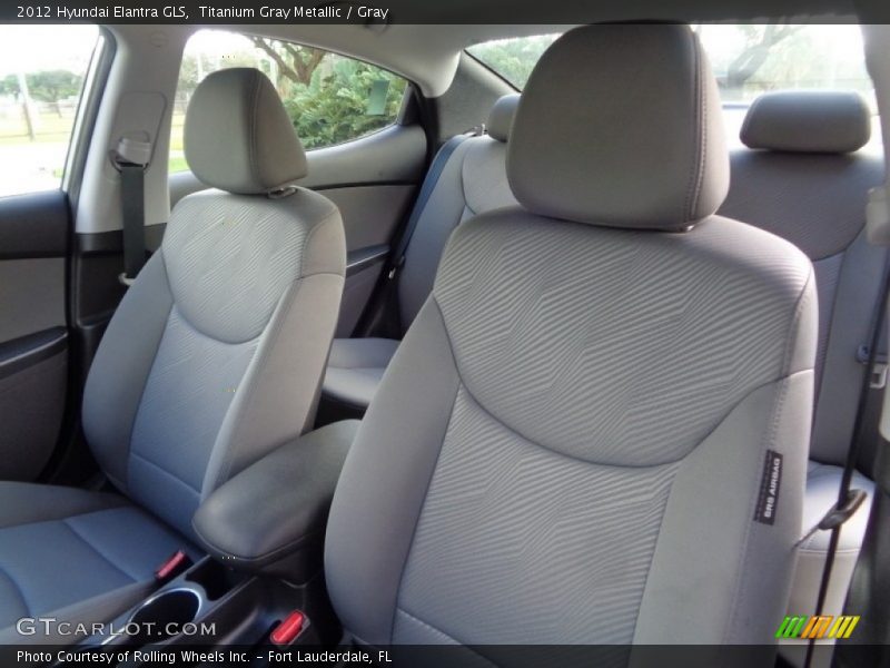 Titanium Gray Metallic / Gray 2012 Hyundai Elantra GLS