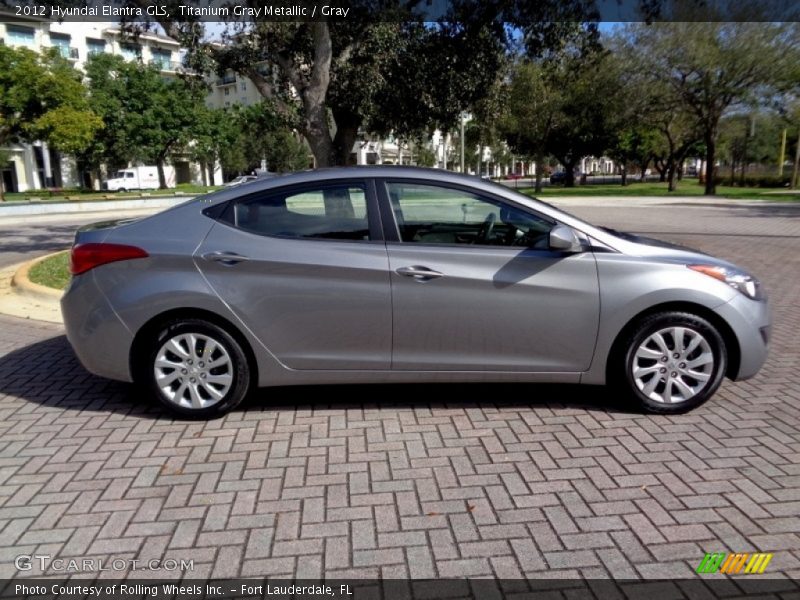 Titanium Gray Metallic / Gray 2012 Hyundai Elantra GLS