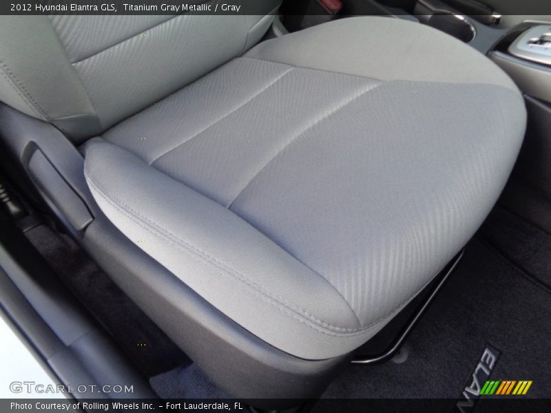 Titanium Gray Metallic / Gray 2012 Hyundai Elantra GLS