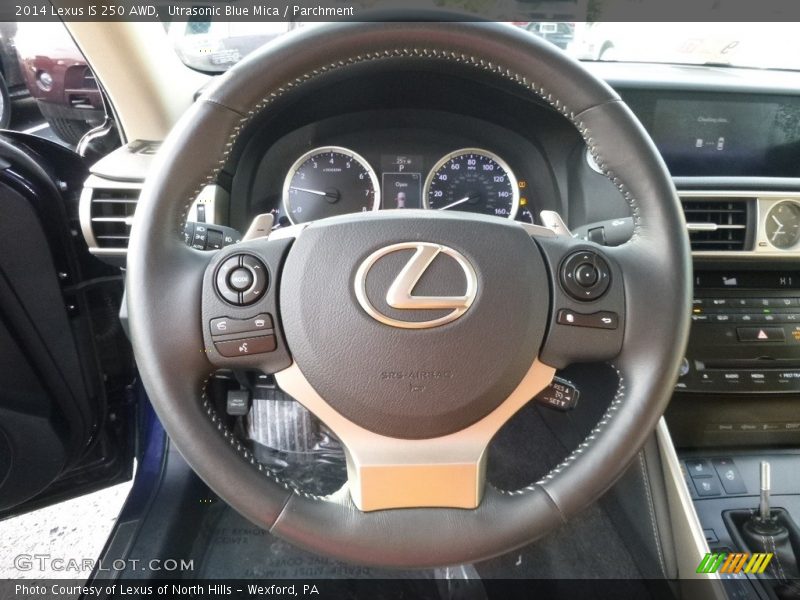 Utrasonic Blue Mica / Parchment 2014 Lexus IS 250 AWD