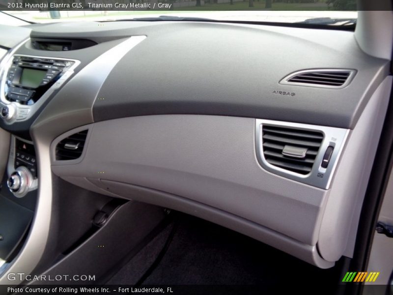 Titanium Gray Metallic / Gray 2012 Hyundai Elantra GLS