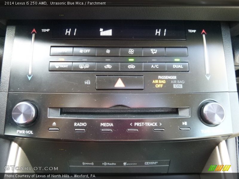 Utrasonic Blue Mica / Parchment 2014 Lexus IS 250 AWD