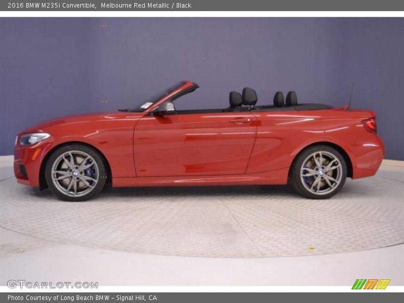 Melbourne Red Metallic / Black 2016 BMW M235i Convertible