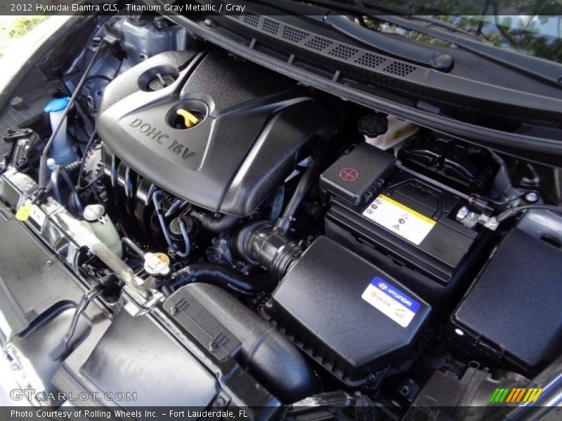 Titanium Gray Metallic / Gray 2012 Hyundai Elantra GLS