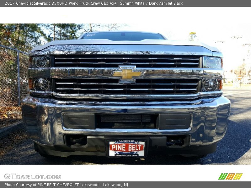 Summit White / Dark Ash/Jet Black 2017 Chevrolet Silverado 3500HD Work Truck Crew Cab 4x4