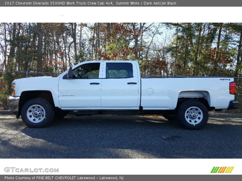 Summit White / Dark Ash/Jet Black 2017 Chevrolet Silverado 3500HD Work Truck Crew Cab 4x4