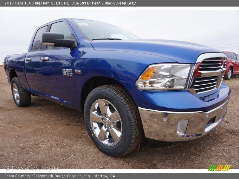  2017 1500 Big Horn Quad Cab Blue Streak Pearl