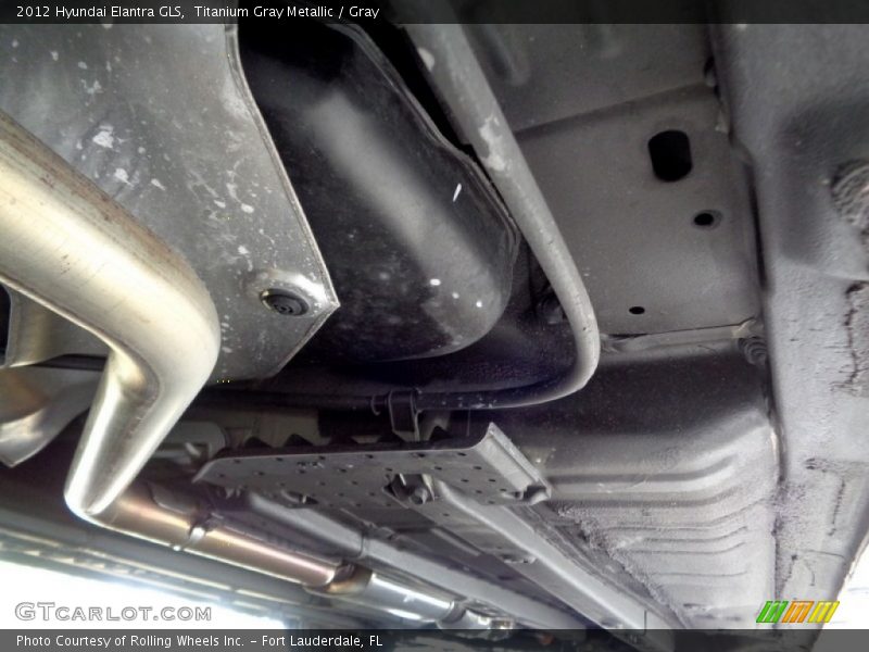 Titanium Gray Metallic / Gray 2012 Hyundai Elantra GLS