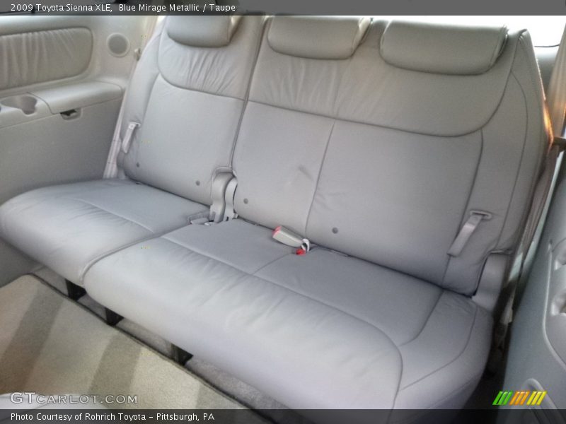 Blue Mirage Metallic / Taupe 2009 Toyota Sienna XLE