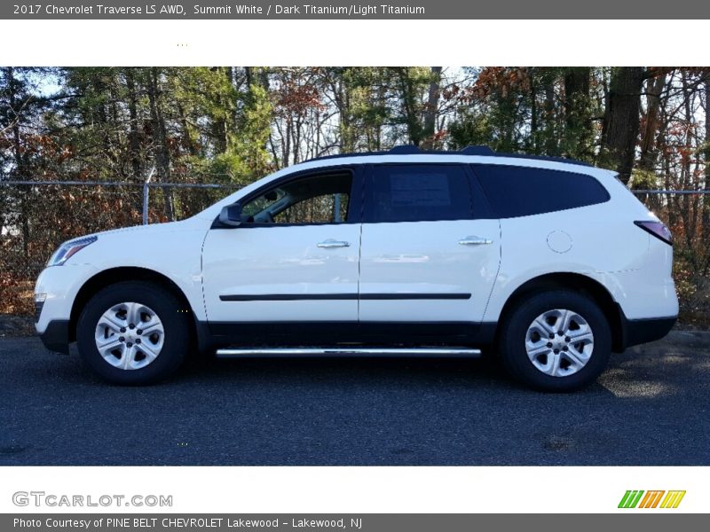 Summit White / Dark Titanium/Light Titanium 2017 Chevrolet Traverse LS AWD