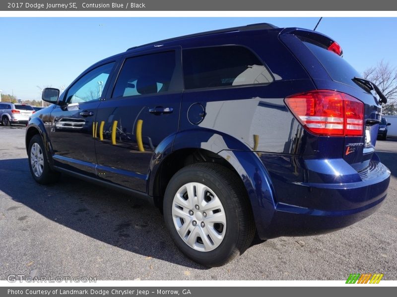Contusion Blue / Black 2017 Dodge Journey SE