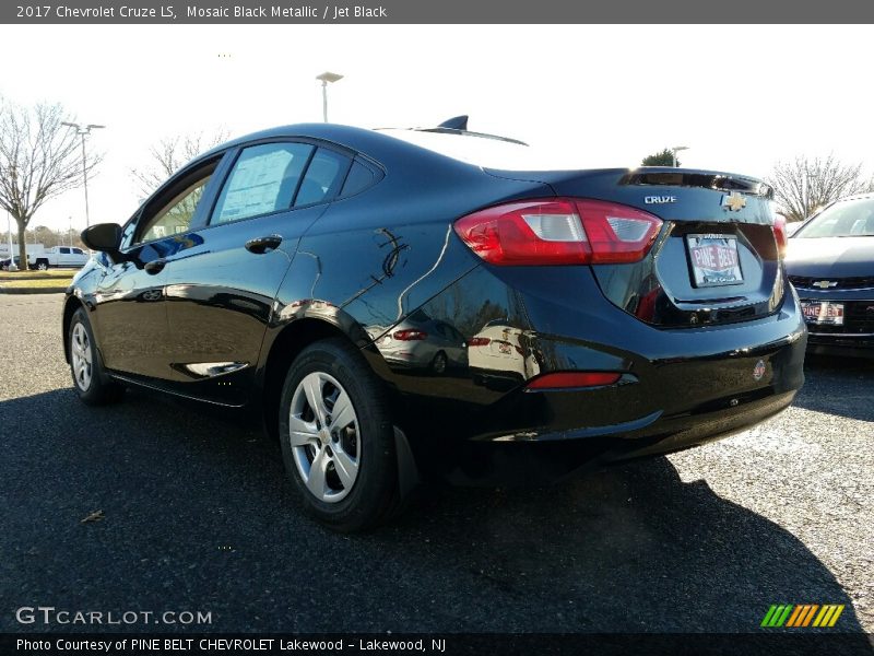 Mosaic Black Metallic / Jet Black 2017 Chevrolet Cruze LS