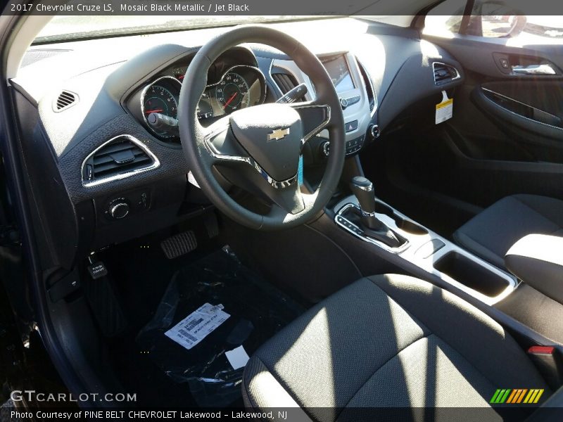 Mosaic Black Metallic / Jet Black 2017 Chevrolet Cruze LS