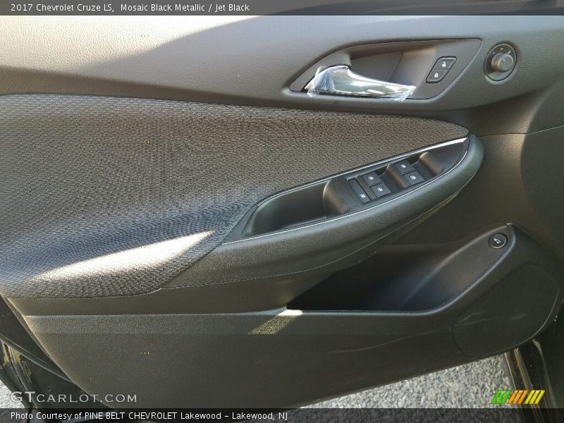 Mosaic Black Metallic / Jet Black 2017 Chevrolet Cruze LS