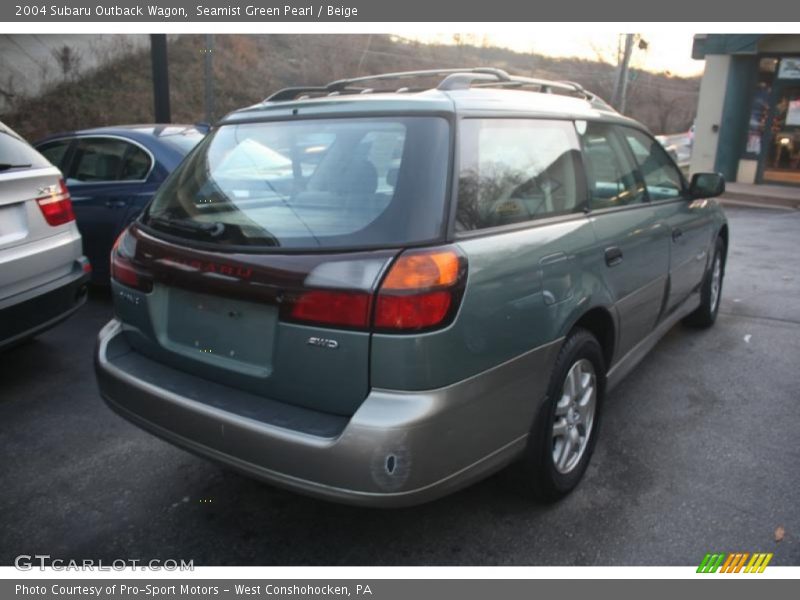 Seamist Green Pearl / Beige 2004 Subaru Outback Wagon
